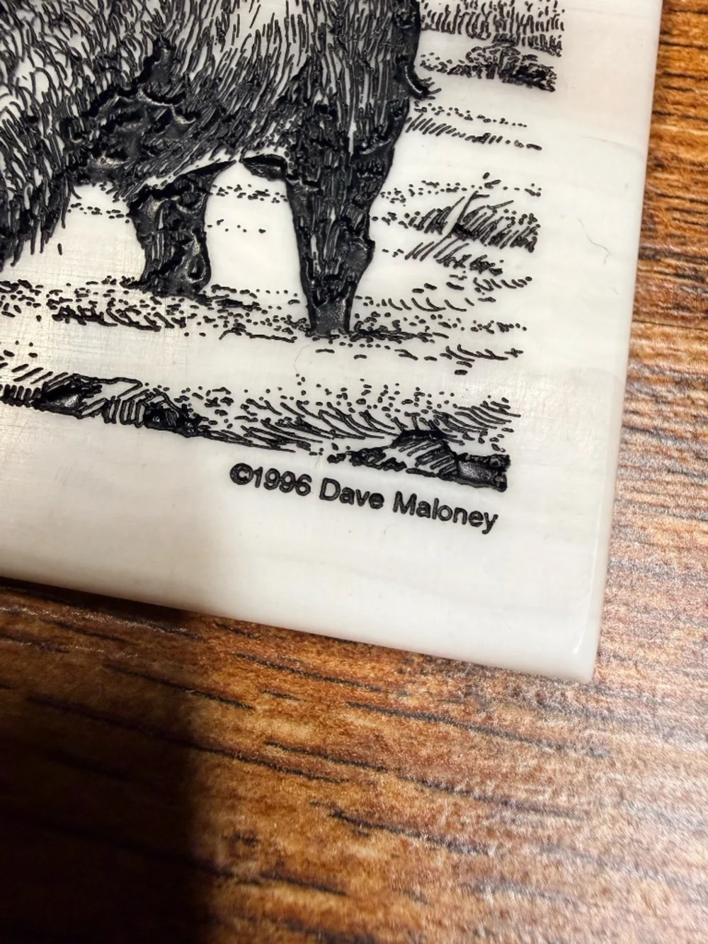 MONTANA MARBLE, INC. 1996 Dave Maloney “King of the Prairie” Tile